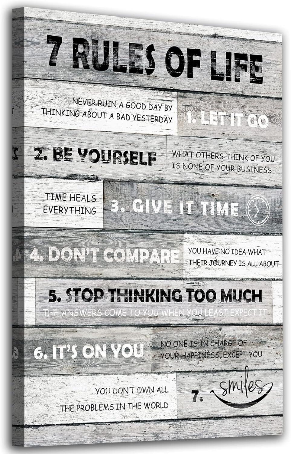 Inspirational Quotes Wall Art - Motivational Canvas Print for Home & Office Decor (40CM X 60CM)