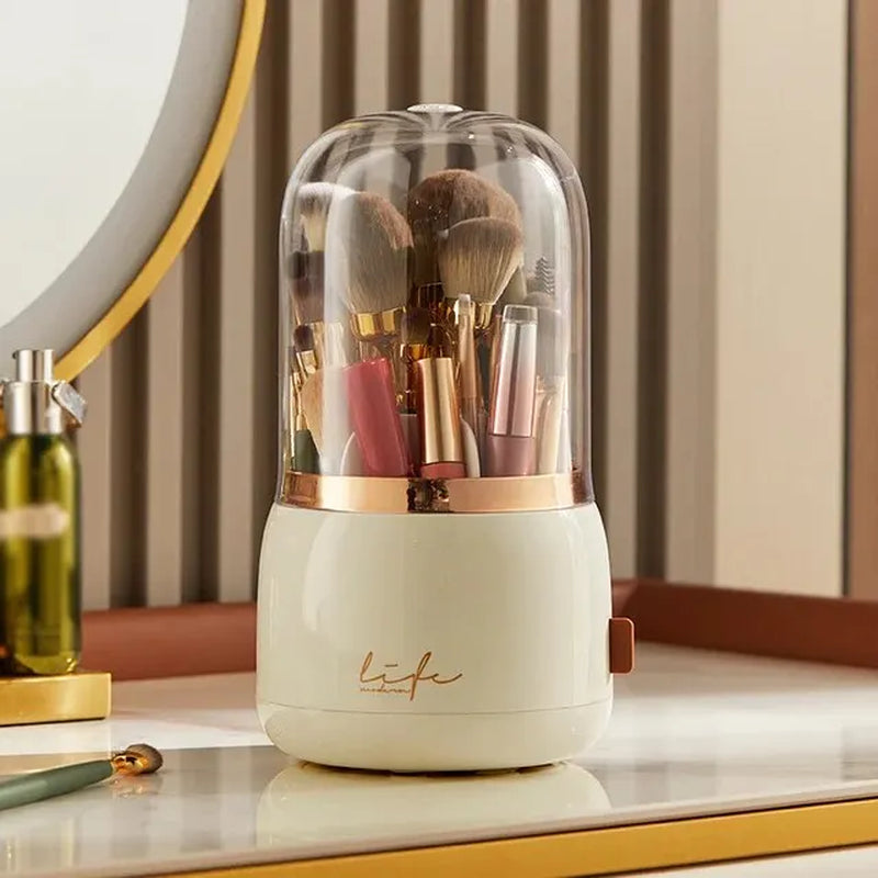 Ultimate Makeup Organizer: Large Capacity Cosmetic Storage Box for Brushes & Skin Care Essentials