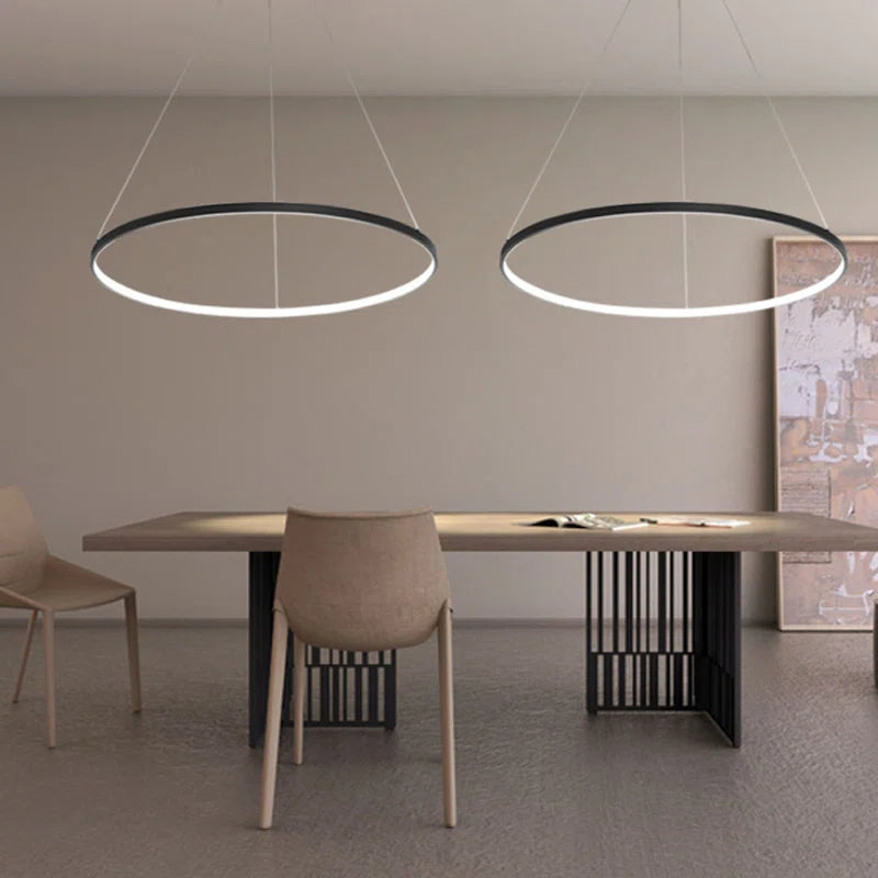 Stylish Stockham 1-Light Geometric LED Pendant Chandelier with Remote Dimming