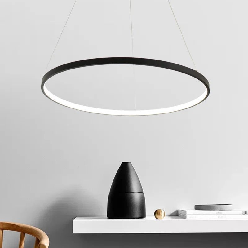 Stylish Stockham 1-Light Geometric LED Pendant Chandelier with Remote Dimming