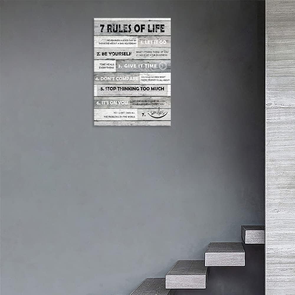 Inspirational Quotes Wall Art - Motivational Canvas Print for Home & Office Decor (40CM X 60CM)