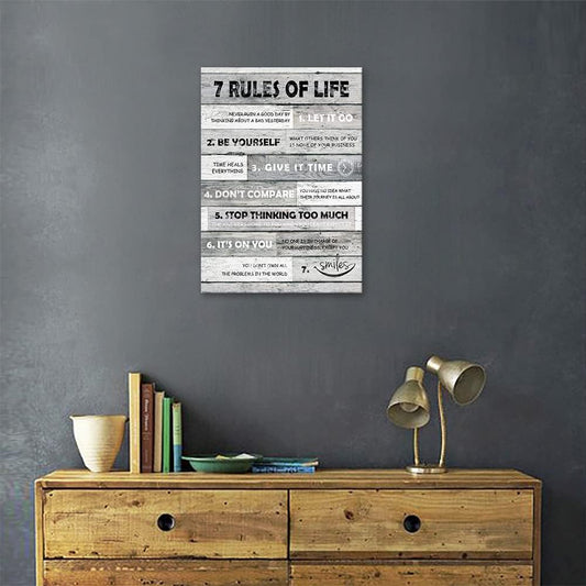 Inspirational Quotes Wall Art - Motivational Canvas Print for Home & Office Decor (40CM X 60CM)