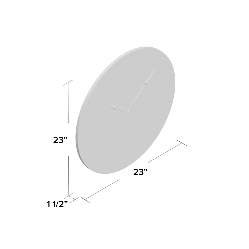 Stylish Oversized Katie 23" Wall Clock for a Chic Home Décor