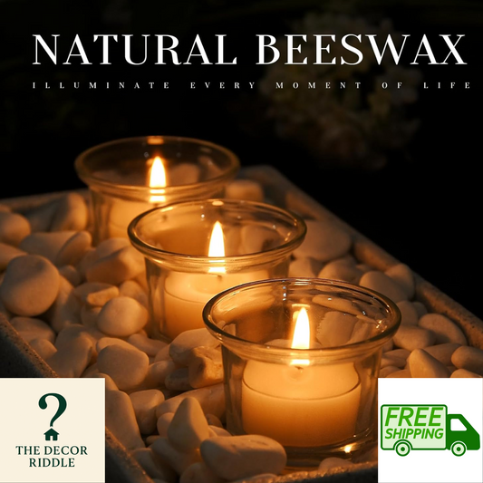 🔥🖼 Glow & Grow Bundle: Beeswax Candles + Inspirational Wall Art