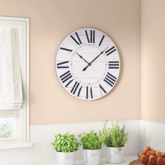 Stylish Oversized Katie 23" Wall Clock for a Chic Home Décor