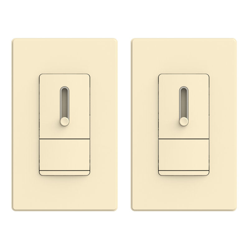 Versatile Single Pole Slide Dimmer for Perfect Lighting Control- Compatible With Stylish Stockham 1-Light Geometric LED Pendant Chandelier with Remote Dimming